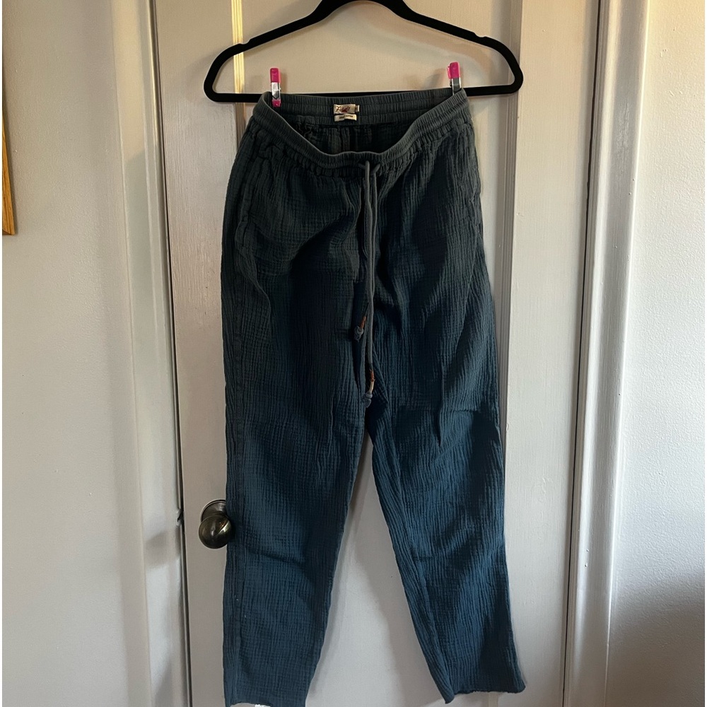 Faherty blue gray Gauze Pants